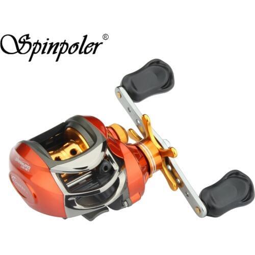 Spinpoler 9+1BB Left Right Baitcasting Fishing Reel 6.3:1 Gear Ratio Braking Power Carp Fishing Reel Saltwater Jigging Wheel