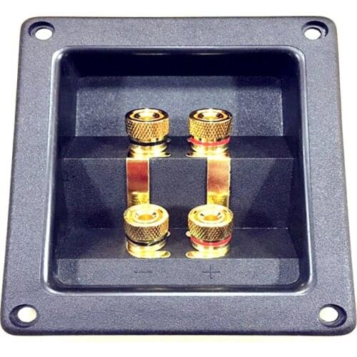 Terminal Cup Connector 266 Parts Express Gold Banana Jacks Recessed Speaker Box