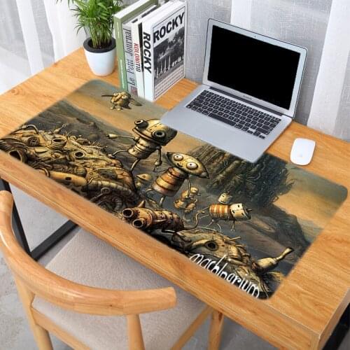 Machinarium Mouse Carpet Gaming Mat Gamer Keyboard Pad Anime Mause Large Desk Mousepad Kawaii Girl Mats Hot Computer Pc Complete