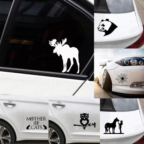 Cartoon Character Cat Car Stickers Wrap Vinyl For car Door Decal Graphic Universal Car Decoration Sticker Accessories