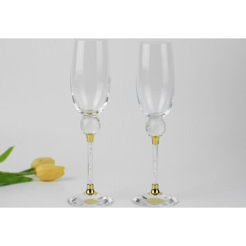 New Arrival Christmas Wine Crystal Glasses Champagne Glasses Crystal Wedding Decoration Custom Wine Cooler Cup Home Drinkware