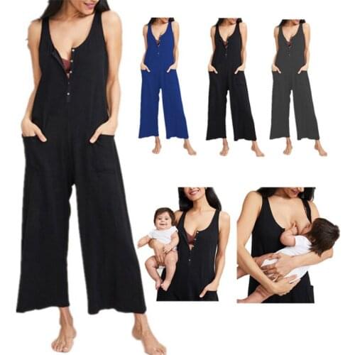 Casual Pocket Jumpsuits in Solid Color