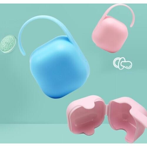 Portable Baby Infant Pacifier Nipple Teat Cradle Case Holder Travel Storage Box