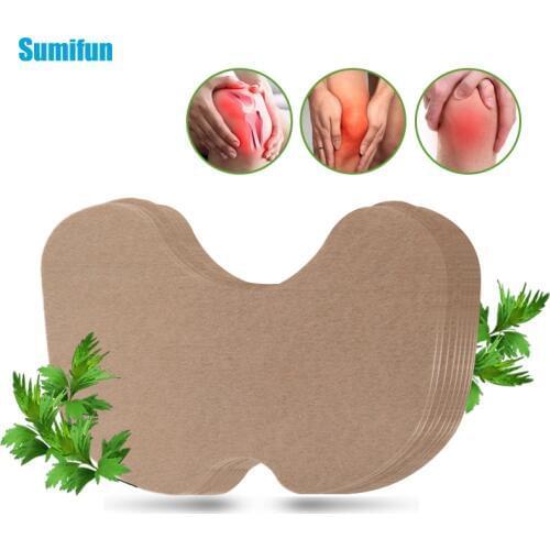 Sumifun 24pcs Wormwood Herbal Knee Plaster Extract Relieving Knee Joint Ache Rheumatoid Arthritis Medical Patch