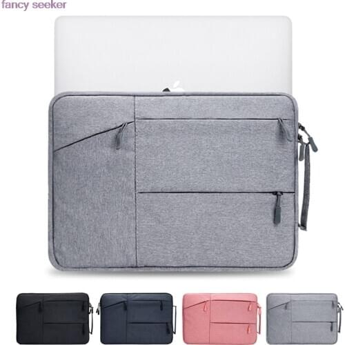 Waterproof Laptop Bag Notebook Case Cover Computer Sleeve Briefcase for 11 15 15.6 15.4 16 13 14 inch MacBook Pro Air Retina HP