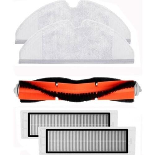For XiaoMi Mi Robot Vacuum Cleaner 2 Roborock S50 S51 Accessories Vacuum Cleaner Parts Washable HEPA Filter Main Brush