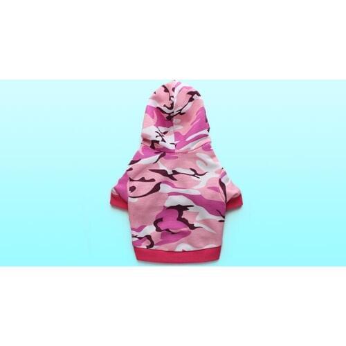 1pcs pet dog cat fashion camouflage hoodies clothes doggy spring autumn sweatershirt costume puppy outwear clothing XS S M L