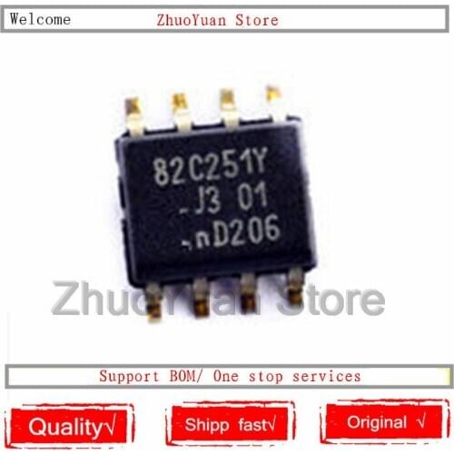 1PCS/lot New original PCA82C251 A82C251 PCA82C251T A82C251T PCA82C251T/YM 82C251Y SOP-8 IC chip