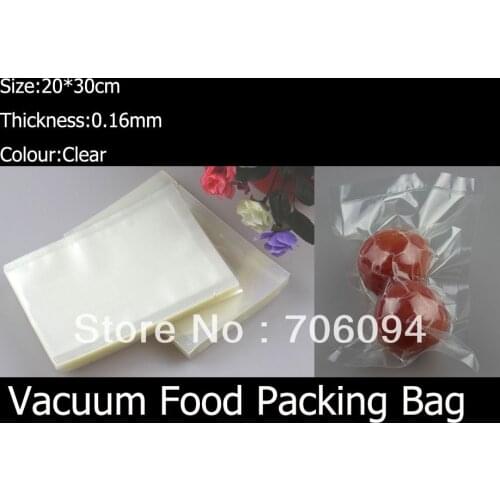 150pcs 20*30cm Food grade Vaccum Food Plastic Packing Bag heat sealing vaccum Bag