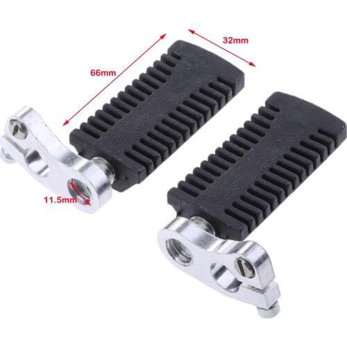 2x Foot Pegs Front Rider Foot Pedals For 47/49cc Pocket Dirt Bike Mini Motor