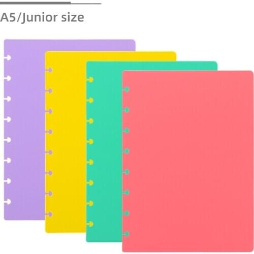 2020 mushroom hole A5 junior size Notebook cover 2pcs t puncher office accessories dividers kawaii Free shipping