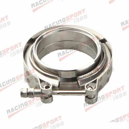 2.25Inch Self Aligning Male/Female V-Band Vband Clamp Stainless Steel Flange Kit