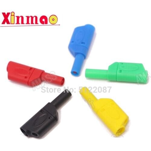 5 safety high pressure banana plugs with 4mm color can be overlapped and inserted into PA nickel plated light cage. High pressur