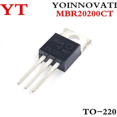 50pcs/lot MBR20200 MBR20200CT DIODE ARRAY SCHOTTKY 200V TO-220 best quality