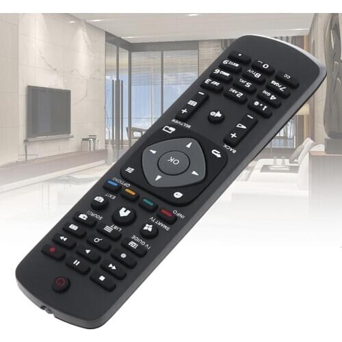 ABS Replacement TV Remote Control Support 2 x AAA Batteries with 10M Transmission Distance Fit for Philips YKF347-003