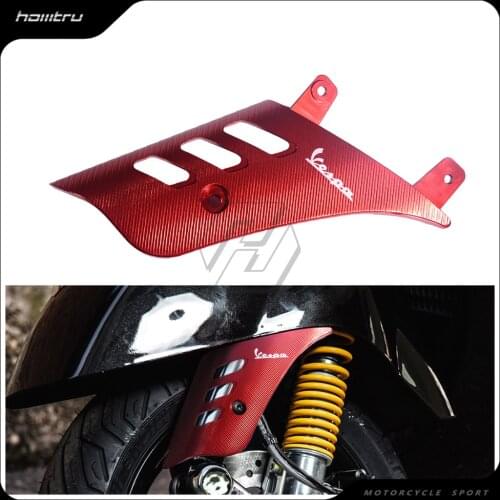 Motorcycle Front Wheel Rocker Shock Cover Protector CNC Aluminum Case for VESPA GTS 125 200 300 2013-2020