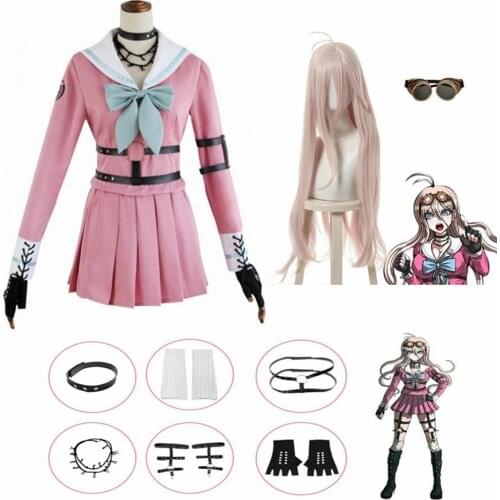 Anime Danganronpa V3 Miu Iruma Women Dress Girls Uniforms Clothing Cosplay Costumes