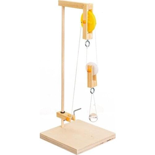 Kids DIY Science Experiment Model Building Kits Manual Crane Creative Toy Kids Early Learning Education Toys For Baby Gifts