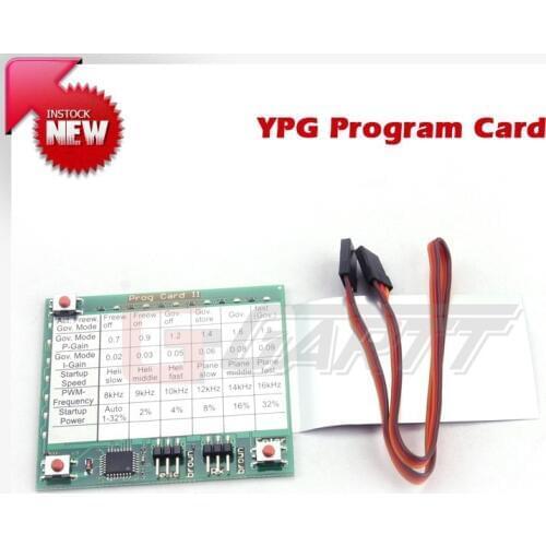 YPG ESC Programming Card Works With The YPG ESCs (40A/45A/60A/80A/100A/120A HV) High Quality Free Shipping