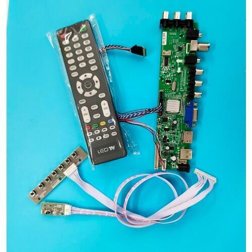 Kit For CLAA156WA11/CLAA156WA11A 1366X768 40pin VGA LED HDMI digital Signal controller board TV LVDS USB AV WLED remote DVB-T2