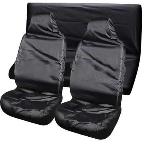 3piece suit Car seat cover Four seasons universal black auto parts Seat cover Waterproof Dustproof car seat cover Car decoration