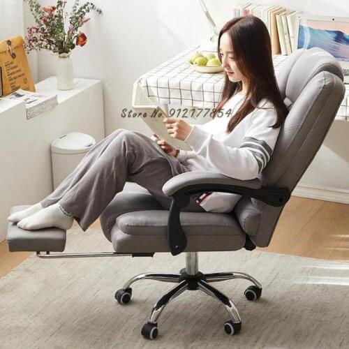 Computer Chair Home Comfort Office Chair Technology Fabric Lifting Swivel Chair Backrest Boss Chair Gaming Chair Desk Seat