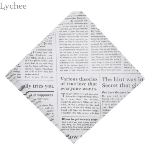 Lychee Life 20 Sheets Antique Patterned Origami Paper Folded Craft Paper Handmade Folding Paper Scrapbooking Decorative Craft