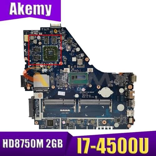 V5WE2 LA-9531P Mainboard For Acer E1-572G E1-572 V5-561G Laptop Motherboard With CPU I7-4500U GPU HD8750M 2GB 100% Fully Tested