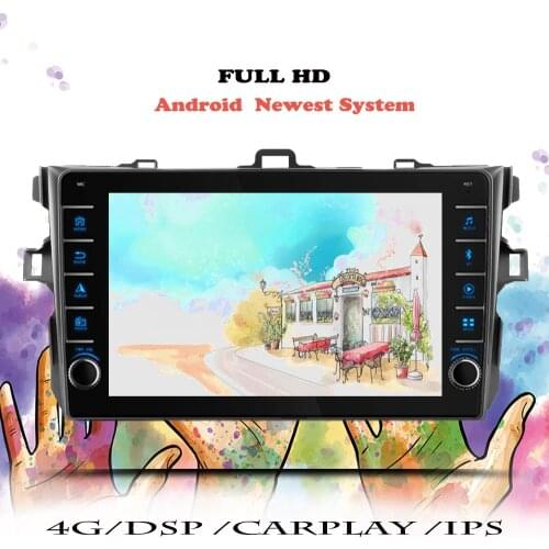 Multimedia Player Car Radio For Toyota Corolla E140/150 2006 - 2010 2011 2012 2013 Android 10 GPS Navigation 2 din DVD Head Unit
