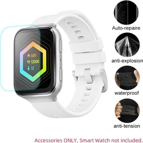 5pcs Soft TPU Clear Protective Film Smartwatch Guard For 70mai Saphir Smart Watch Full Display Screen Protector Cover Protection