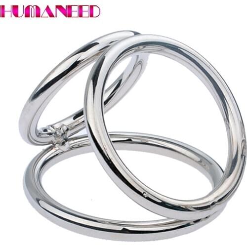 Men Underwear Erotic Gay Panties Penis Cock Ring Stainless Steel Penis Chastity Cage Delay Ring Crotchless Sissy Panty for Adult