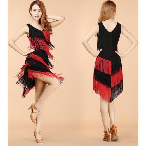 New latin dance competition costumes ladies dress professional dresses womans adult salsa dancing clothes tango ballroom dance