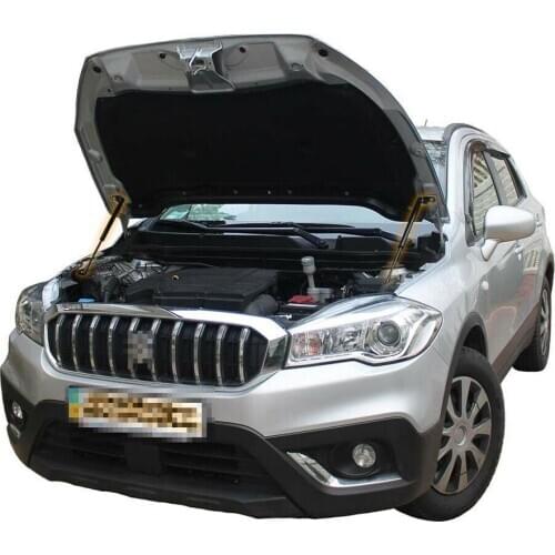 For Suzuki SX4 2014-2020 Front Bonnet Hood Modify Gas Struts Carbon Fiber Spring Damper Lift Support Absorber