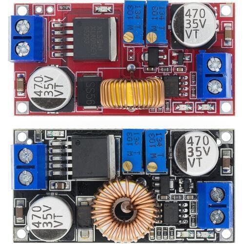 10pcs 5A DC to DC CC CV Lithium Battery Step down Charging Board Led Power Converter Lithium Charger Step Down Module XL4015