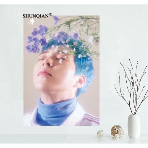 KPOP Singer Actor XIUMIN Poster Home Decoration Fashion Silk Canvas Fabric Wall Custom Poster Print More Size 50x75cm,60x90cm