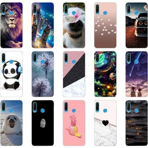 Case for huawei honor 9x Case Silicon Soft TPU Back Cover for huawei honor 9x premium Fingerprint Hole Russian 5.69 inch coqas