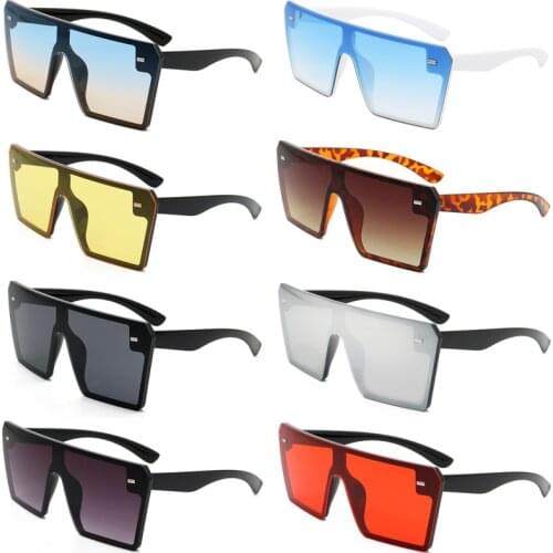 Zilead New Fashion Big Frame Sunglasses Adult Eye Protection Color Lenses Sunglasses UV Protection Sunglasses For Men and Women