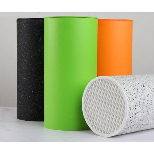 2020 Universal Knife Holder Blocks Storage Knife Block Stand Messer Insert Knife Rack Plastic Seat Draining Holder Kitchen Tools