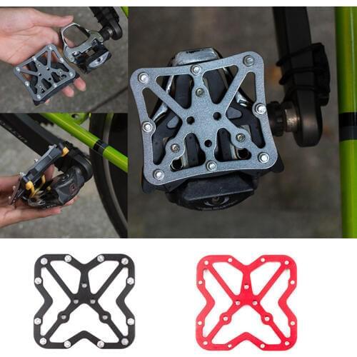 Bike accessories Quick release cycling shoes cleats locking plate / spline for self-locking pedals