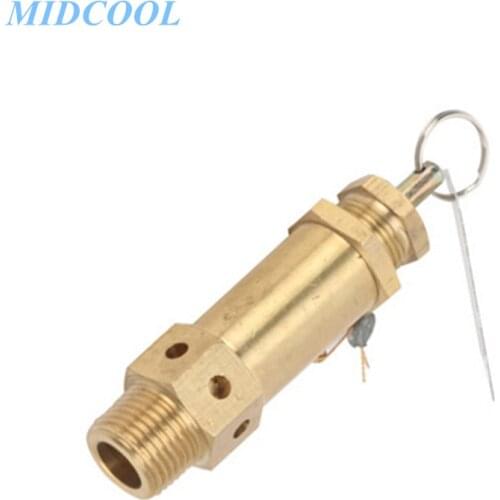 High pressure Air Compressor Safety Pressure Relief Valve Spring Type Male A28X-40T DN15 1/2"