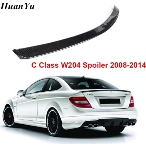 W204 2-Door/4-door AMG Style Rear Spoiler for Mercedes-benz C Class 2008-2014 Carbon Fiber Trunk Back Bumper Lip Ducktail