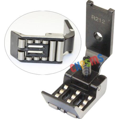 1PCS #R212 Double Needle Roller PRESSER FOOT FIT FOR SINGER 112W 212W JUKI LH-515 LH-1152 LH-3128 BROTHER LT2-B842 LT2-B875