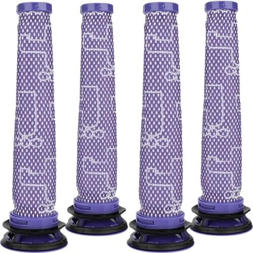 4 Piece Replacement Pre- Filter For Dyson-Vacuum Filter Compatible Dyson V6 V7 V8 Series Replaces Part