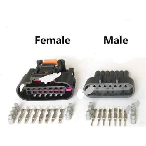 50 sets 7 Pin 1930-0958 Auto Connector Automotive Ignition Coil Plug For Automotive