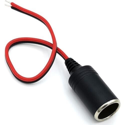 Car Cigarette Lighter 12V 10A Max 120W Charger Cable Female Socket Plug High Quality Car Cigarette Cable Accessories 30cm