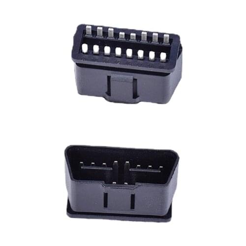 AZGIANT 1PCS OBD II OBD2 L Type 16 Pin Male Auto Car Connector Cable Wire Sockets Connector Plug