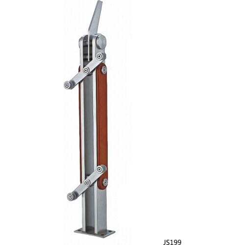 Freeshipping 950mm JS199 Column Customade Floor Mount Newel Handrail Armrest Post Pillar Pole for Staircase