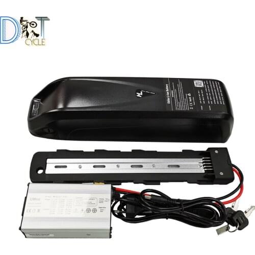 Free shipping Hailong shark G56 52V 14Ah 48V 12.8Ah 36V 17.5Ah down tube electric bike Li-ion battery pack for mountain ebike