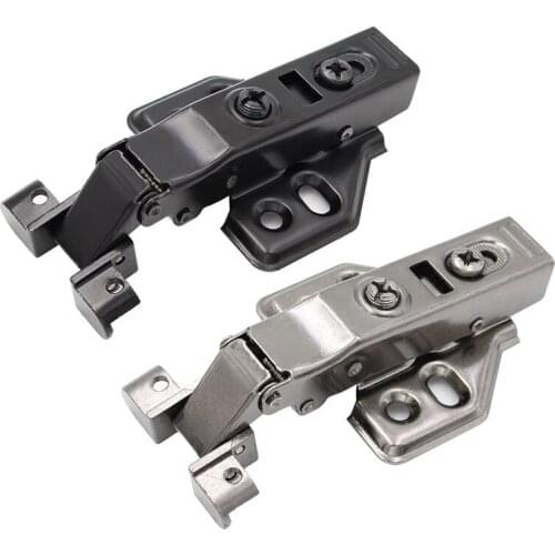 Hydraulically Silent Aluminum Frame Cabinet Door Iron Hinges Without Perforating