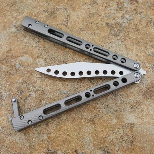 The One Butterfly Swing Blade EX-10 Training Not Sharp High Hardness Tactical Outdoor Camp EDC Tool Gift For Men